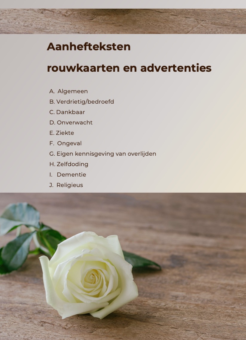 rouwkaarten teksten 1